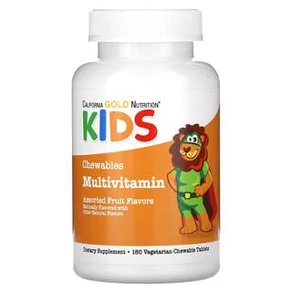 California Gold Nutrition tyggemultivitamin – 180 stk storpakke