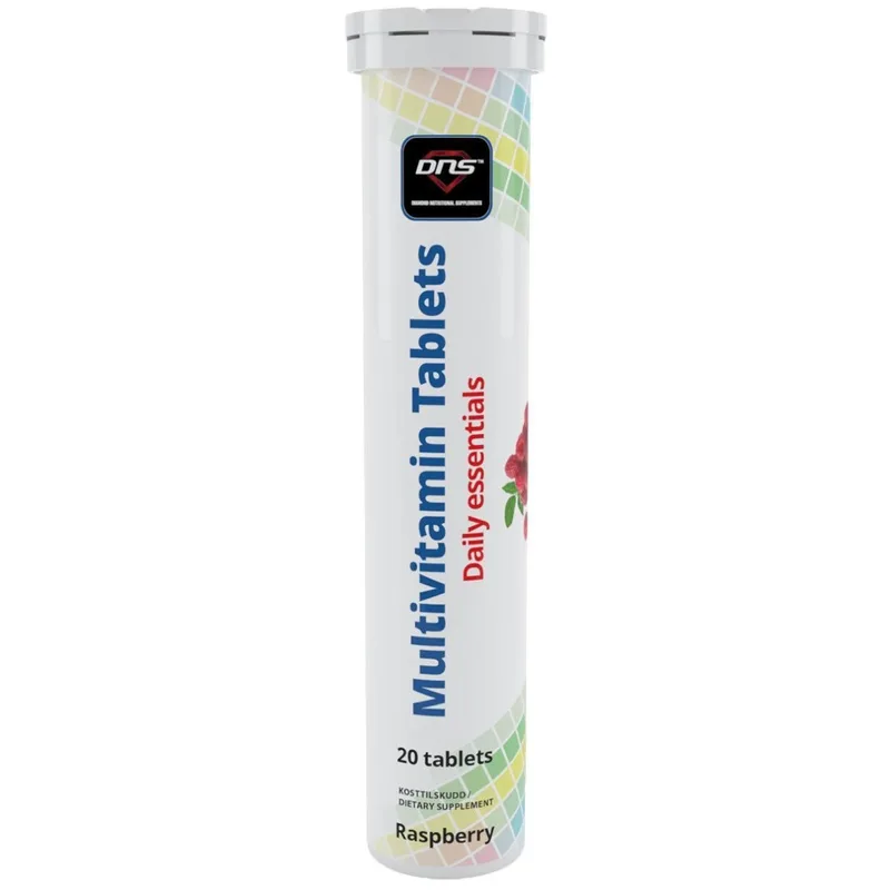 DNS Multivitamin Raspberry 20 brusetabletter