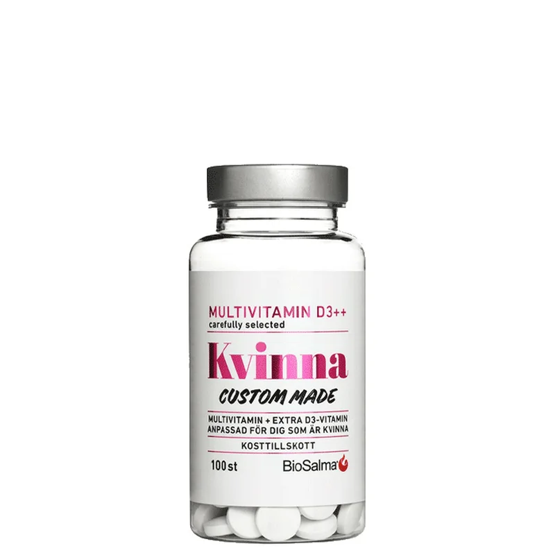 BioSalma Multivitamin Kvinne D-vitamin++