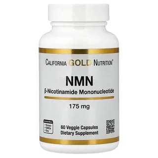 California Gold Nutrition NMN 175 mg (60 kapsler)