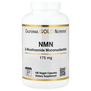California Gold Nutrition NMN 175 mg (180 kapsler)