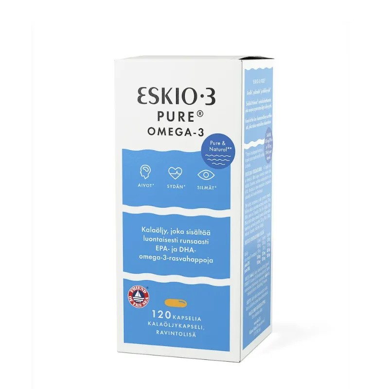 Eskio-3 Pure Omega-3 120 kapsler