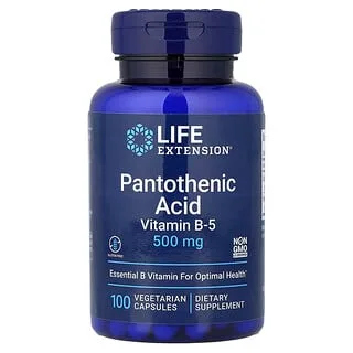 Life Extension Pantothenic Acid 500 mg