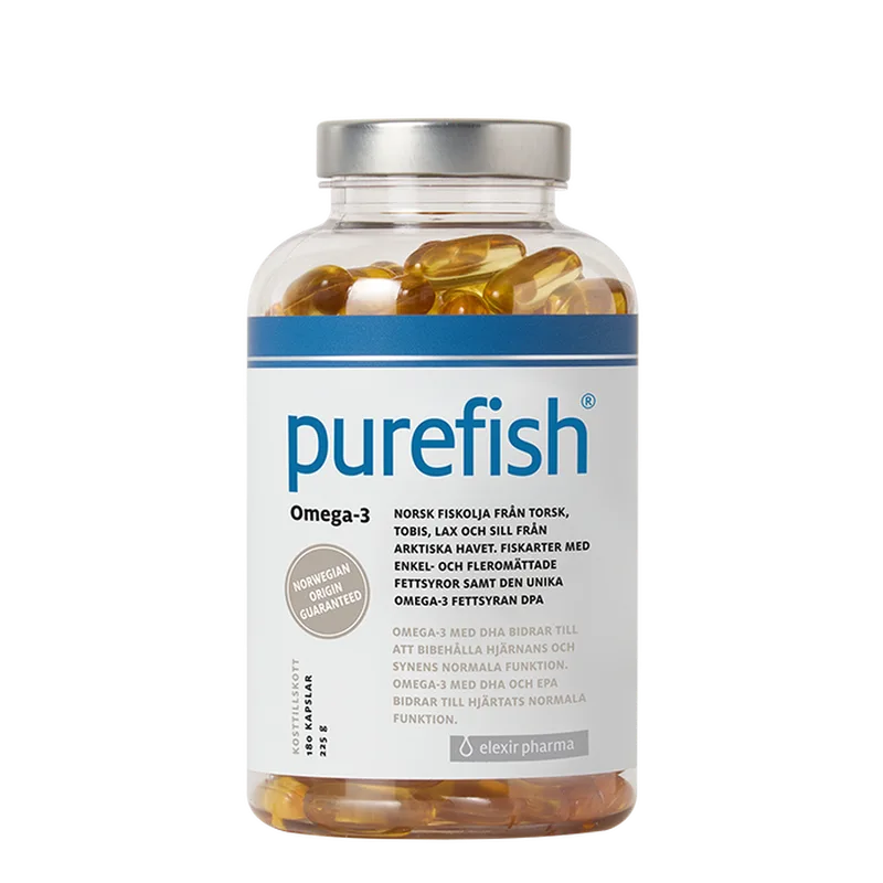 Elexir Pharma Purefish 180 kapsler