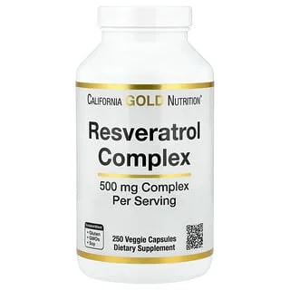 California Gold Nutrition Resveratrol Complex (250 kapsler)