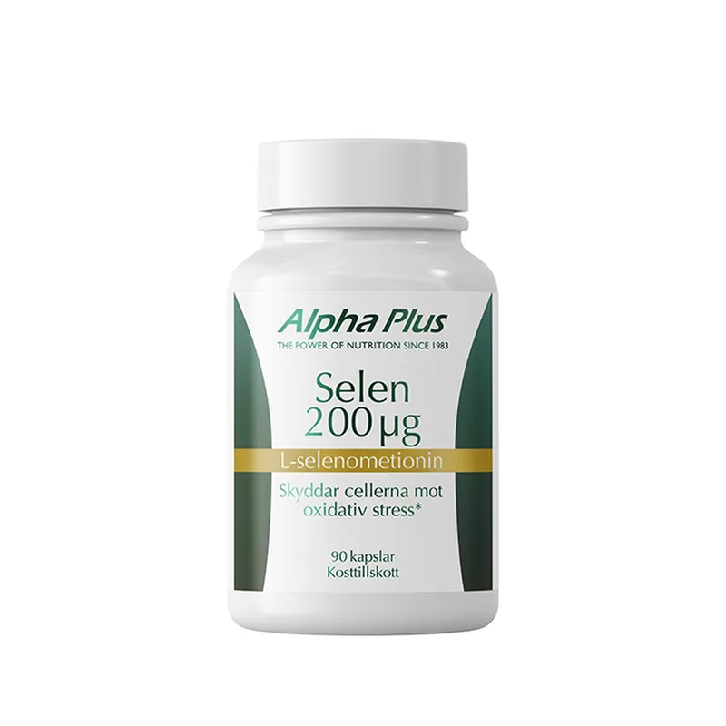 Alpha Plus Selen 200 µg, 90 kapsler