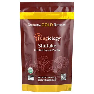 California Gold Nutrition Fungiology Økologisk Shiitake-pulver