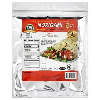 Norigami Egg Wraps med Soyaprotein, Chili