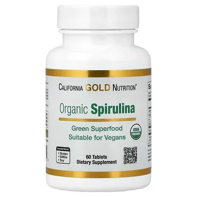 California Gold Nutrition Organic Spirulina 500 mg