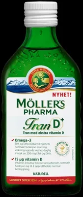 Møllers pharma tran D+ naturel