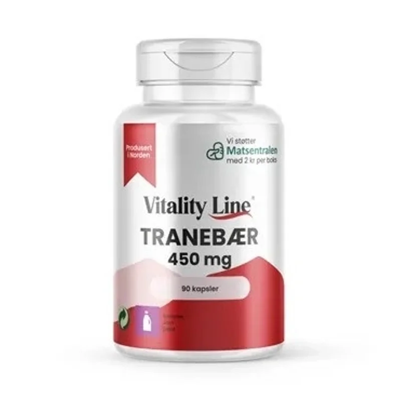 Vitality Line Tranebær 450 mg