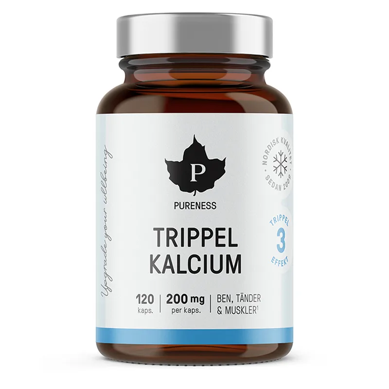 Pureness Trippel Kalsium 120 kapsler
