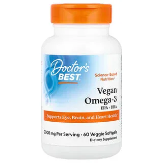 Doctor's Best Vegan Omega-3 EPA og DHA