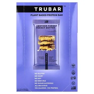 Trubar Plant-Based Protein Bar – Smoother Fudger Peanut Butter
