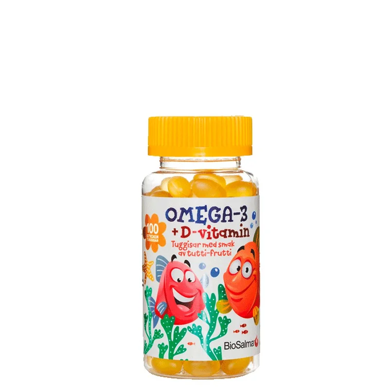 BioSalma Omega-3 + D-vitamin Barn