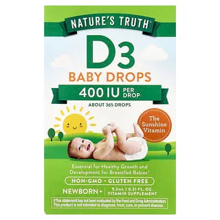 Nature's Truth D3 Baby Drops, Newborn+ (9,2 ml)