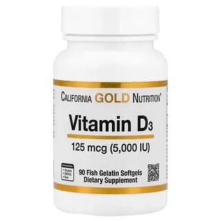 California Gold Nutrition Vitamin D3 5000 IU