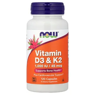 NOW Foods Vitamin D3 & K2