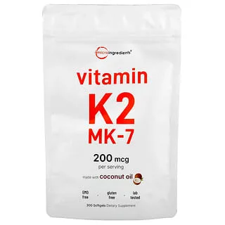 Micro Ingredients Vitamin K2 MK-7 200 mcg