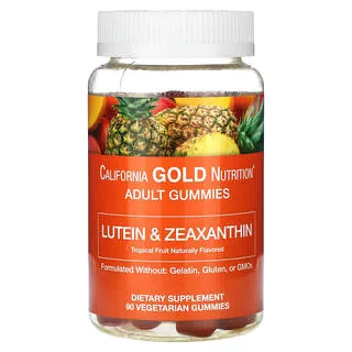 California Gold Nutrition Lutein og Zeaxanthin Gummies